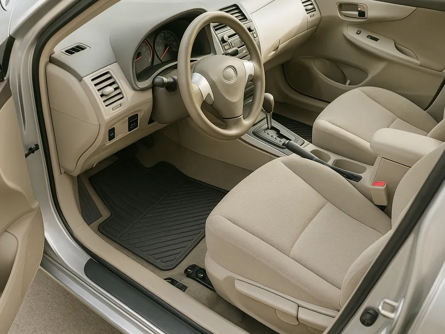 car mats — in practice