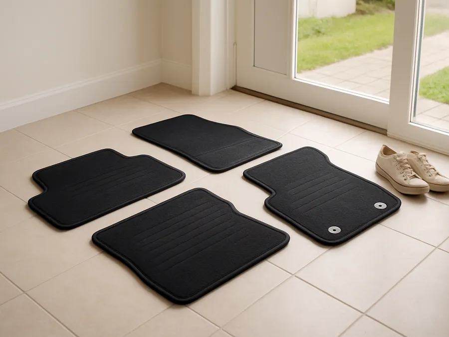 car mats — up close
