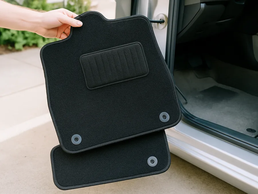 car mats — detail