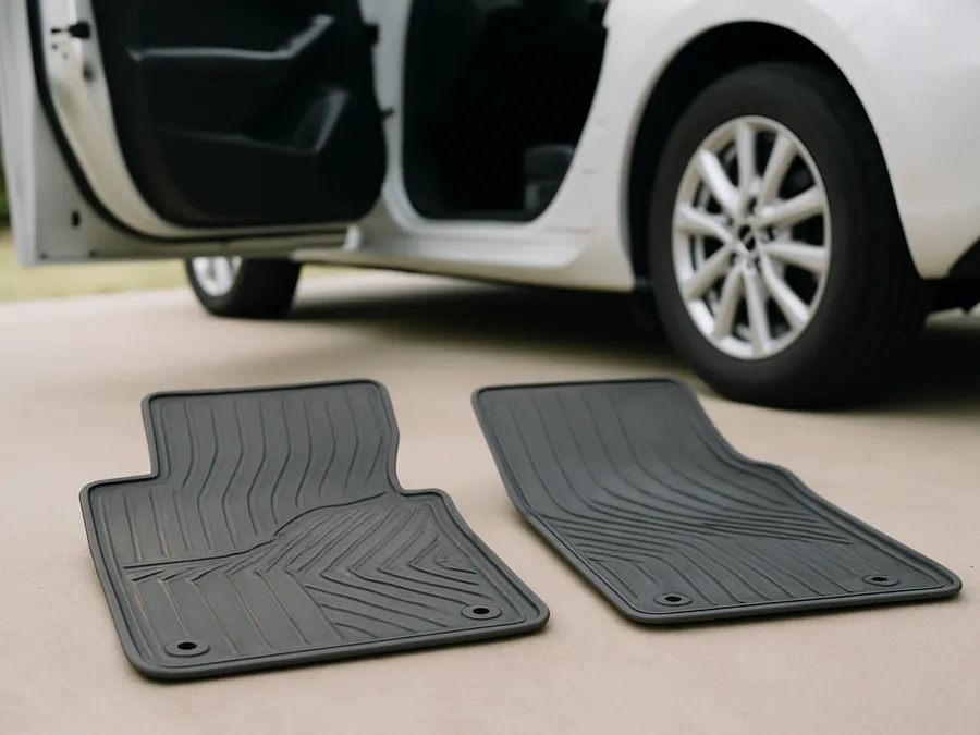 car mats — up close