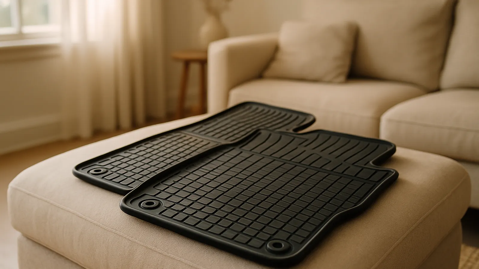 car mats — up close