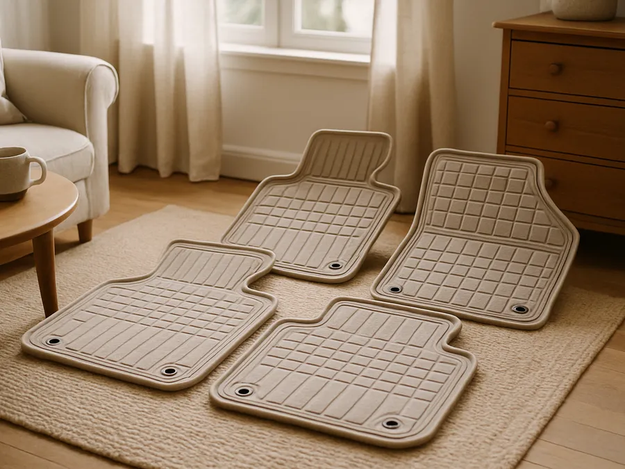 car mats — detail